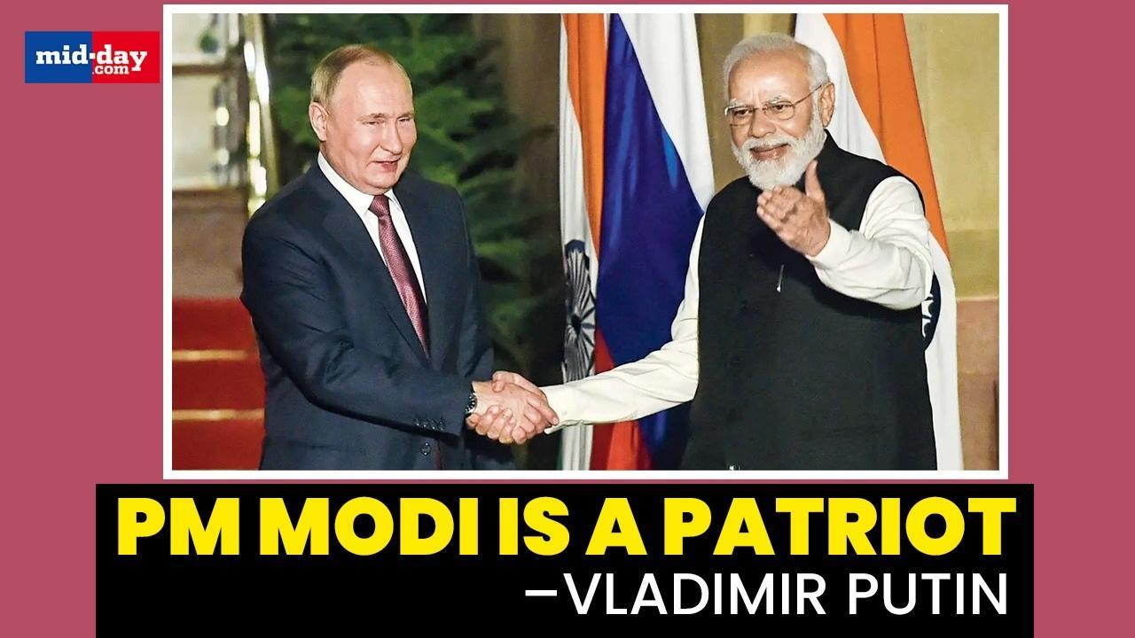 PM Modi Is A Patriot Says Russian President Vladimir Putin